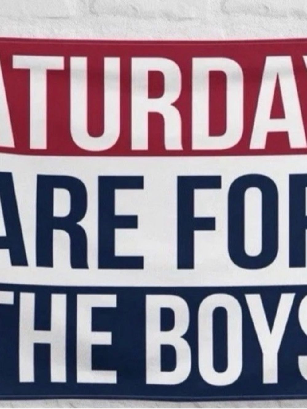Barstool Sports Saturdays Are For the Boys Flag 3’x5’ man cave, dorm , garage